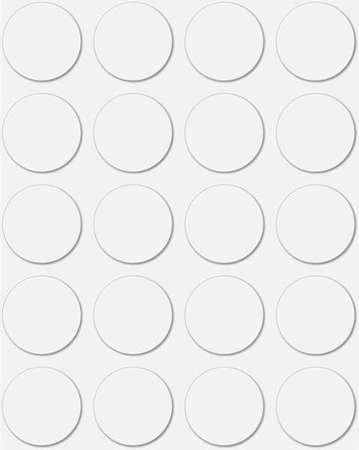 Magnetic Round Indicators, 3/4" (20/PK)