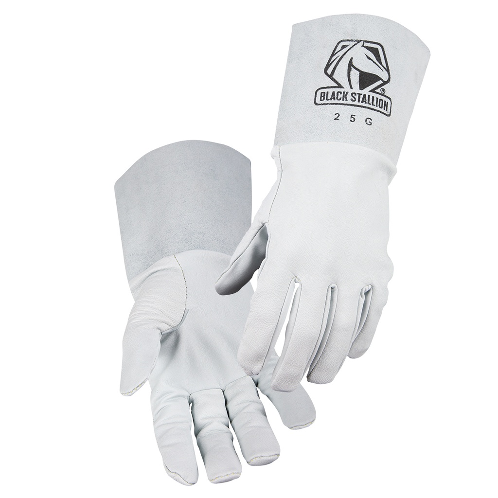 White Grain Goatskin TIG Glove