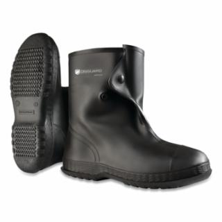 Overboot, X-Large, 10 in, PVC, Black