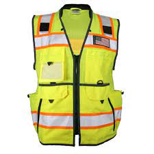 [SA-1823] Men's Ultimate Construction Vest, Class 2, Lime