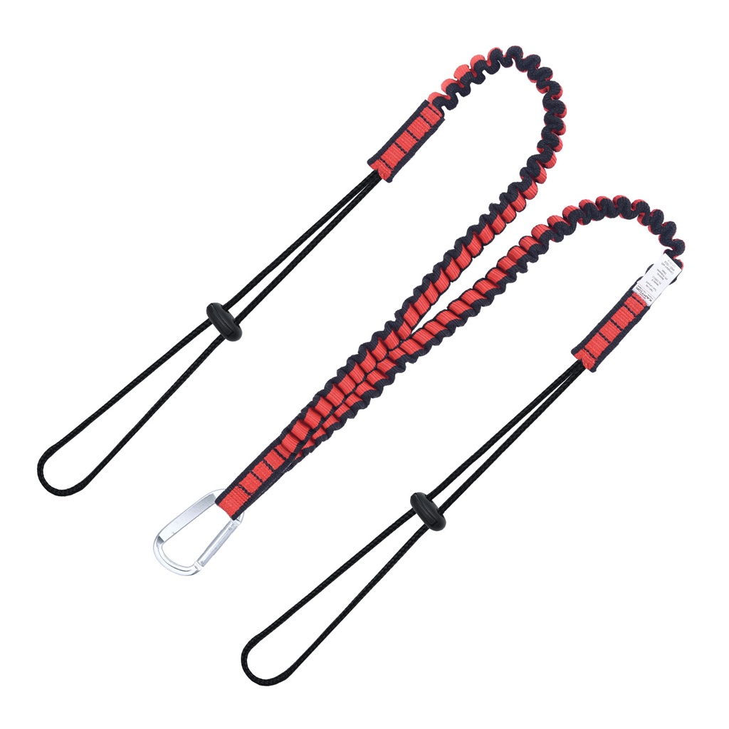 Twin Leg Tool Lanyard with Keychain Carabiner. 10 lbs. Tool Rated