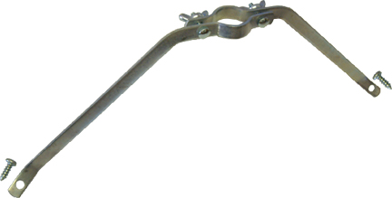 Heavy Duty Steel Handle Brace w/Oversized Wood Screws