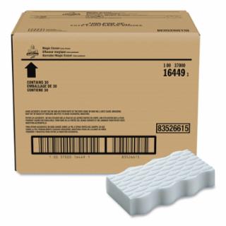 Magic Eraser Extra Durable, 4.6 in H x 2.4 in W, 0.7 in Thick, White (30/CS)