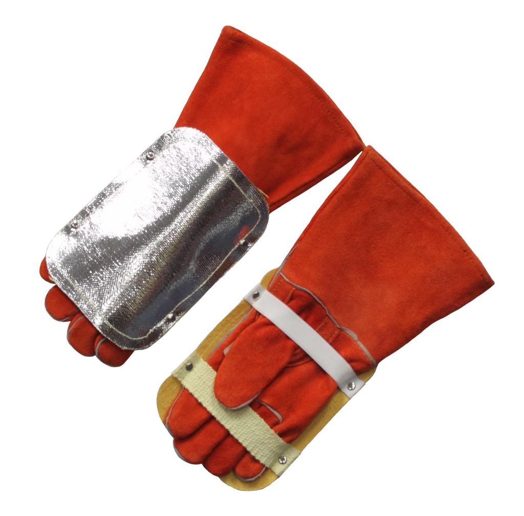 KB45 Kool Back Glove Pad with 1-Ply Aluminized Back, 6" x 8"