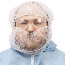 White Polypropylene Disposable Balaclava-Style Hood