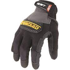 Mechanics Gloves, S, Black, Single Layer Seamless with Sewn Duraclad Patches