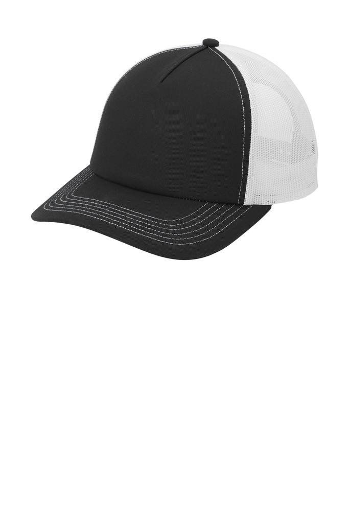 [UF-C115LP] Port Authority® Low-Profile Snapback 5-Panel Trucker Cap