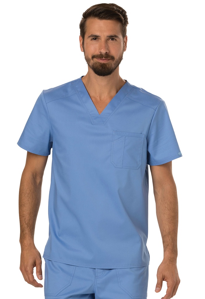 [UF-WW690] Cherokee Revolution Men's Tuckable V-Neck Top