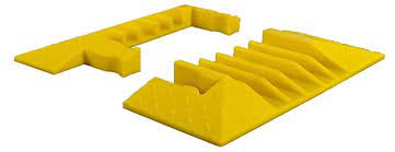 End Caps for YJ5-125-Y/B, 5-Channel Yellow Jacket Cable Protector