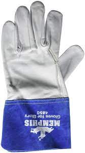 Premium Grain Goatskin Mig/Tig Left Hand Only, 4.5 Inch Split Cowskin Leather Cuff