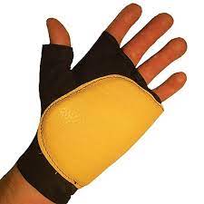 Fingerless Anti-Impact Double Padded Glove, Left Hand