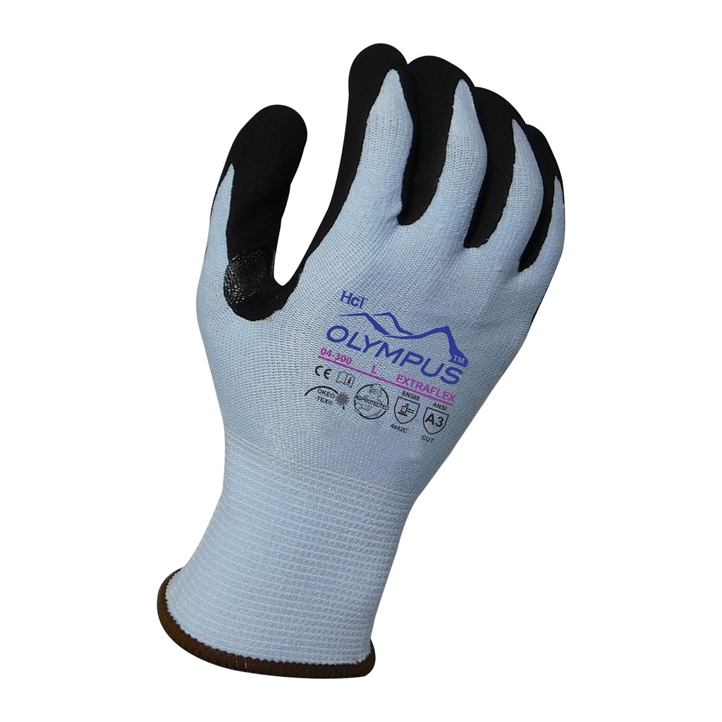 [A-04-300] 13 Gauge Extraflex Nitrile Palm Glove