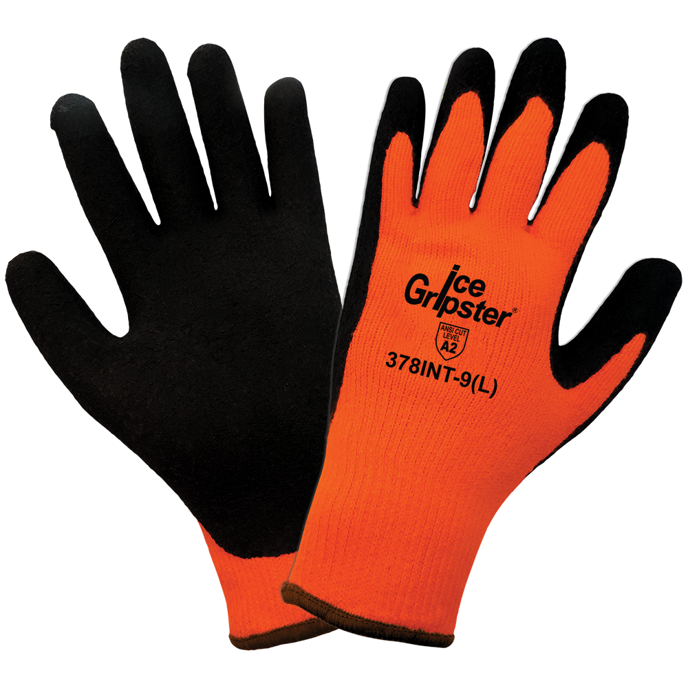 [A-378INT] 7 Gauge High-Visibility Water Repellent Low Temperature Gloves
