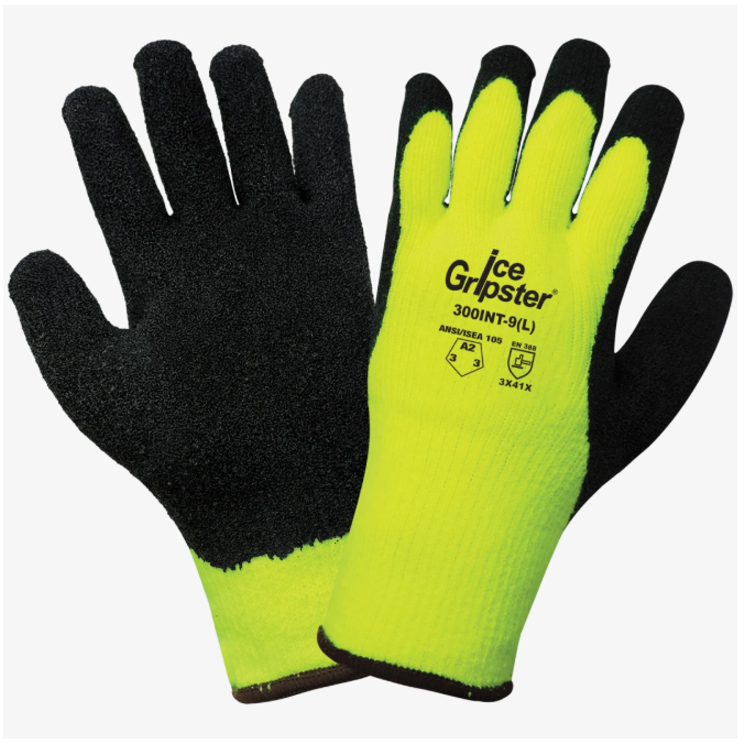 [A-6320HV] 7 Gauge High-Visibility Water Repellent Low Temperature Gloves