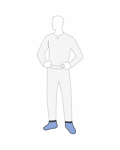 [DA-15440] Blue Polypropylene Shoe Covers