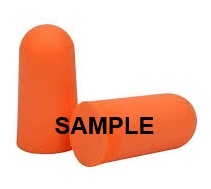 SAMPLE - Mega Bullet Uncorded Ear Plug, 200pr/box