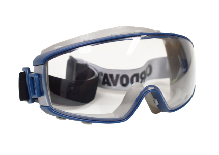 ION Safety Eyewear Goggles, Clear Polycarbonate lens, Anti-fog and Scratch Coating