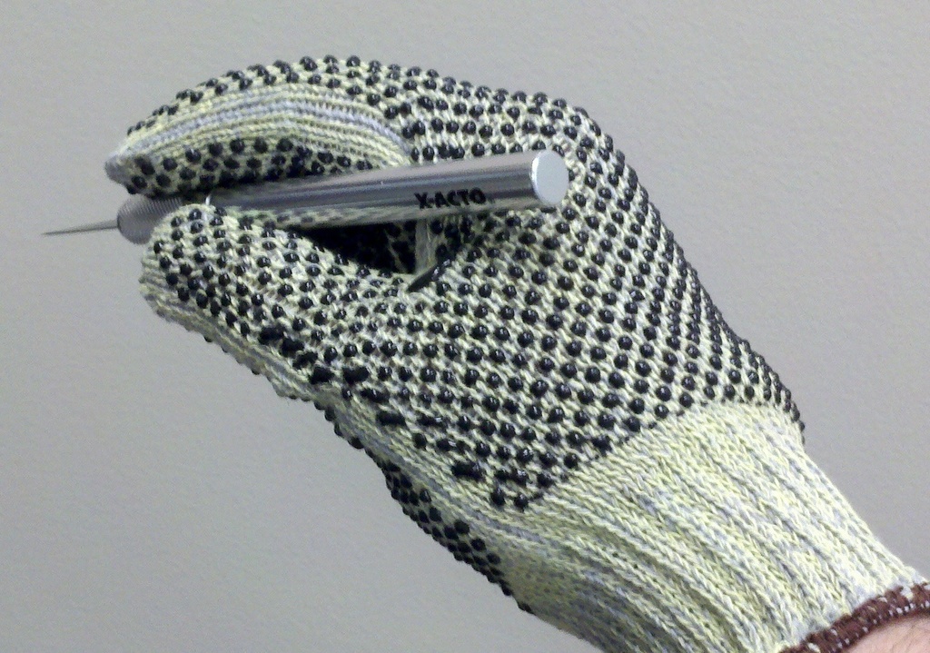 [115KP] Aramid/Cotton Blend 115KP Glove with PVC Dots