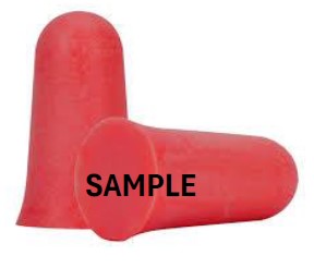 SAMPLE - Mega Flare Disposable Ear Plugs, Uncorded