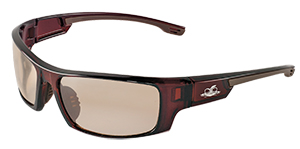 [EP-BH9711] Dorado® Indoor/Outdoor Copper Lens, Crystal Brown Frame Safety Glasses