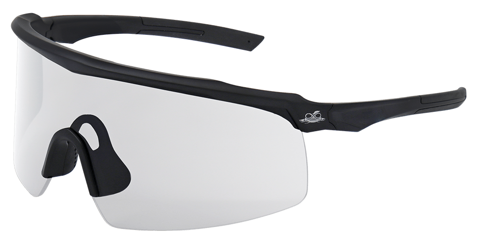 Whipray™ Anti-Fog Lens, Matte Black Frame Safety Glasses
