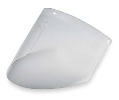 Clear Propionate Faceshield W96, Uncoated, Clear, Molded, 14.5" L x 9" H