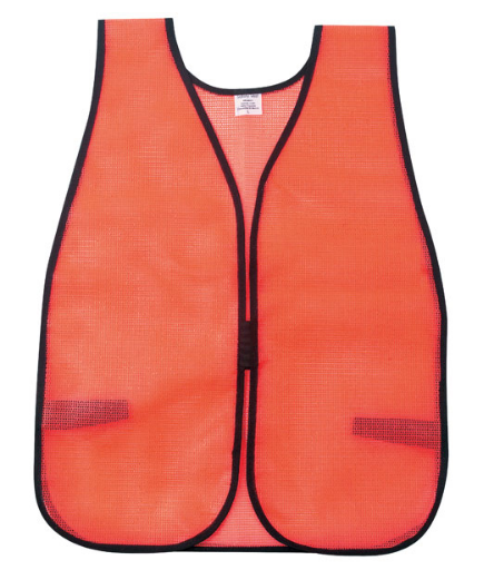 [SA-02-V201] General Purpose Safety Vest, Hi-Viz Orange