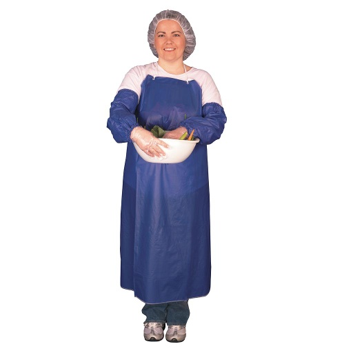 [AP-1003-01] 6 Mil Vinyl Apron, 35" x 48", Sewn Edge
