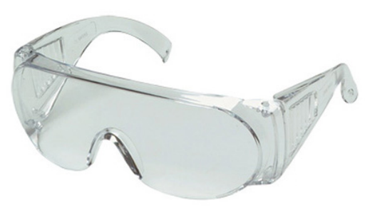 [EP-0100] OTG Style Visitor Spec Safety Glass, Clear