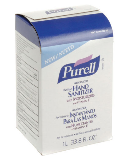 [JA-GJ-2156-08] PURELL® Advanced Hand Sanitizer Gel 1000 mL Refill for PURELL® NXT® Dispenser, 8/Case