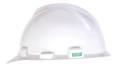 [HF-477477] V-Gard Safety Cap, Ratchet Suspension, White, Small