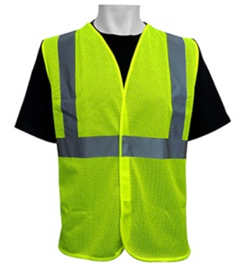 [SV-GLO-001VE] FrogWear® HV - High-Visibility Lightweight Mesh Polyester Safety Vest