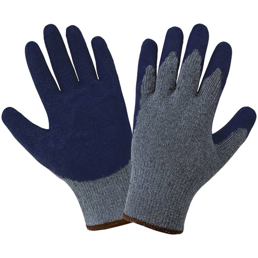 [A-300E] Economy Blue Rubber Palm Dip Glove