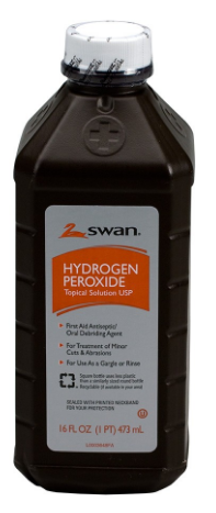 [FA-10-12-800] Hydrogen Peroxide, 3%, 16 Oz.