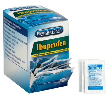 [FA-10-20-525] PhysiciansCare Ibuprofen, 200 Mg, 125 Doses of 2 Tablets