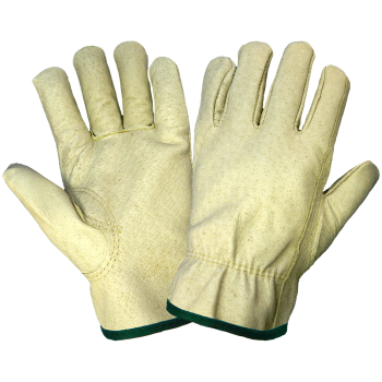[A-571] Grain Pigskin Driver Glove w/Keystone Thumb