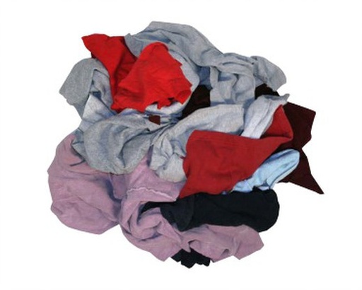 [SR-02-20-206] Reclaimed Sweatshirt Rags, 25 LB per CS
