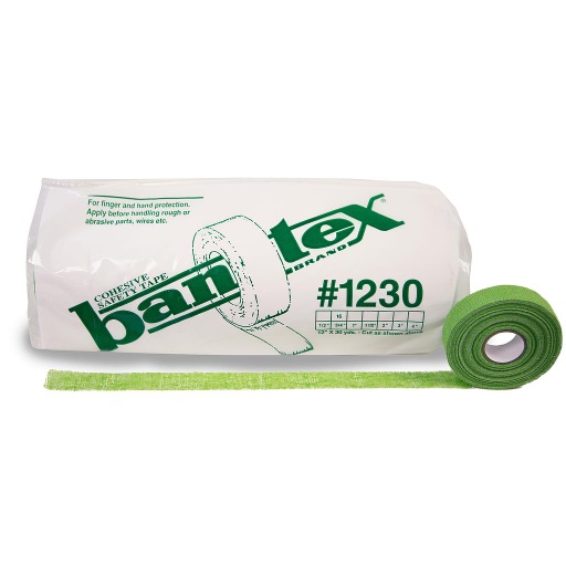 [FA-1230GN-3/4] Finger Tape, Green, 3/4" x 30 Yards, 16 Rolls/Pack