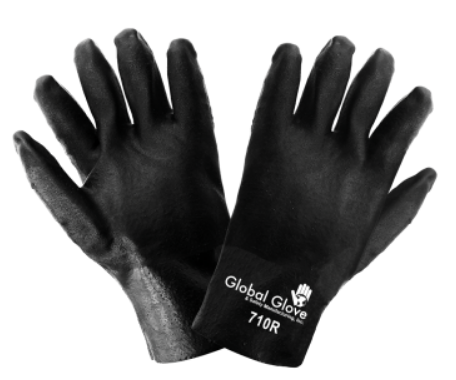 [A-610E] [A-610E] 10" Premium Double-Dipped PVC Gloves