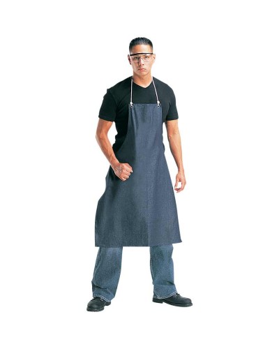 [AP-1002-03] Blue Denim Apron - No Pocket