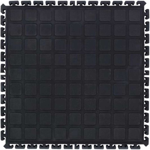[IP-4471-01] Hog Heaven III Modular Comfort Tile, Black 18" x 18", Middle