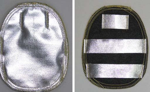 [A-709-AR-SPQF] Special AR Oval Pad with 3 Aluminized Leather Straps