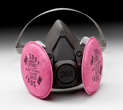 [RP-6391] 3M™ Half Facepiece Respirator Assembly, Large
