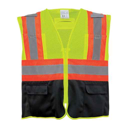 [SA-GLO-0036] FrogWear® HV - High-Visibility Mesh Polyester Surveyors Safety Vest