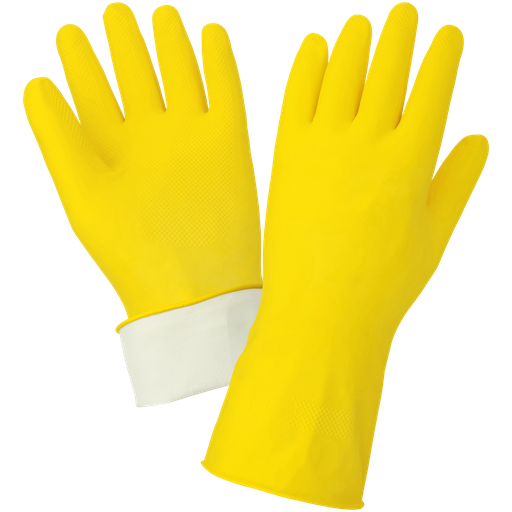 [A-150FE] Economy Flock-Lined Latex Unsupported Gloves