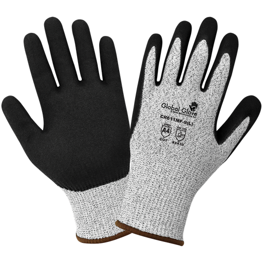 [A-6580CR] 13 Gauge Nitrile Palm Coated Cut Resistant A4