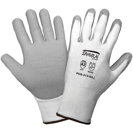 [A-6001D] 13 Gauge Polyurethane Coated Cut Resistant Gloves
