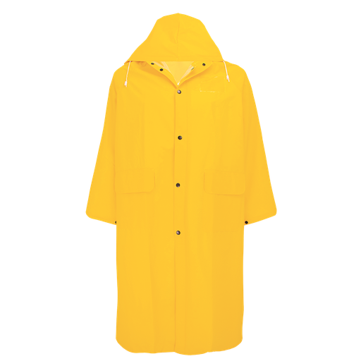 [SA-RCB89] 49" Long Yellow PVC Raincoat