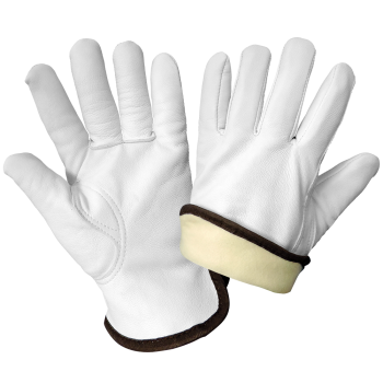 [A-3200GINT] Premium Insulated Goatskin Driver Style Gloves