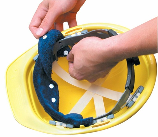 [HF-870B] Snap-On Hard Hat Sweatband